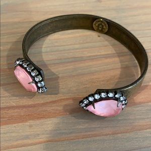 Loren Hope sarra Cuff pink crystal